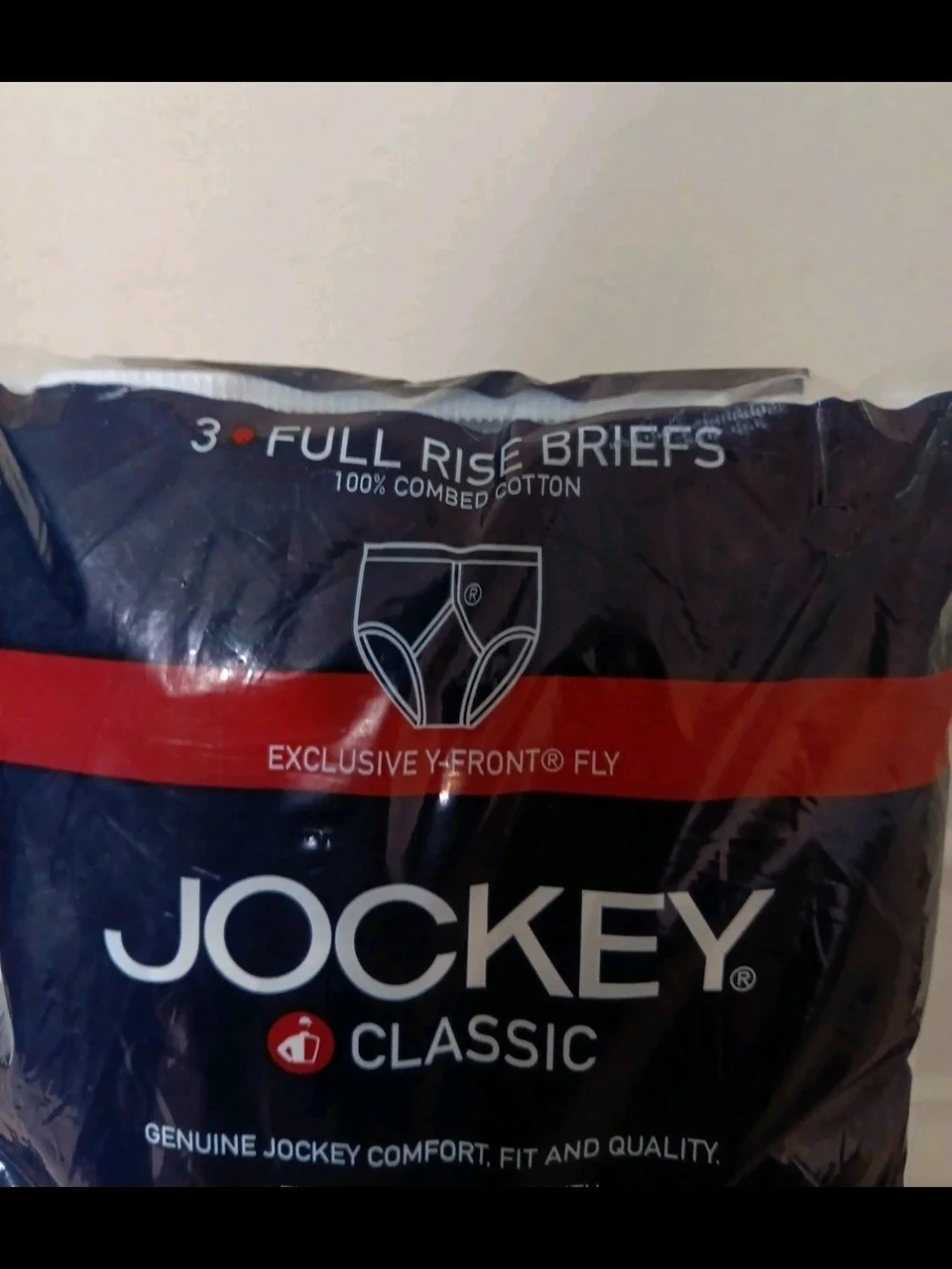 Jockey White Full Rise Briefs 3 Pack
